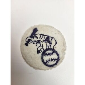 Vintage 1950s/60s MLB Felt Patch Baseball Team 2"x2" Athletics Elephant Logo